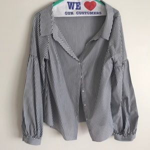 Banana Republic stripe blouse